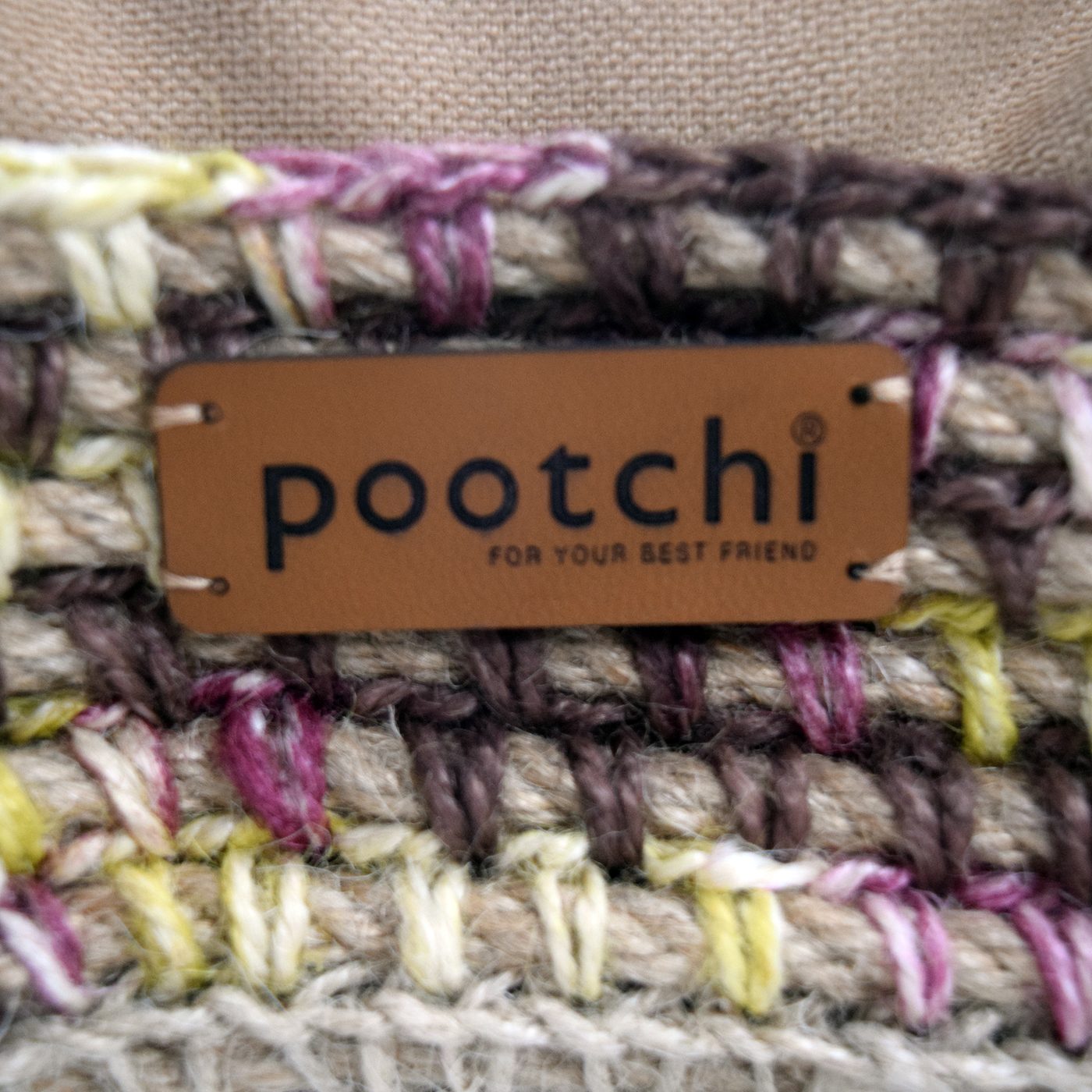 Pootchi Kemik Formlu Mor Sarı Yatak - görsel 4